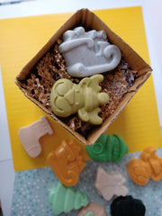 Sobek Naturals Christmas Ornaments Cartoon Shaped Kids Soap- Set