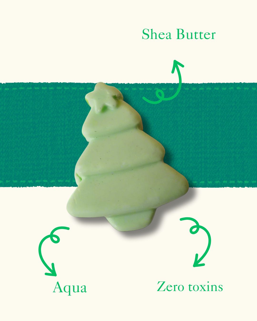 Christmas Tree- Shea Butter Kids Soap 100 gm