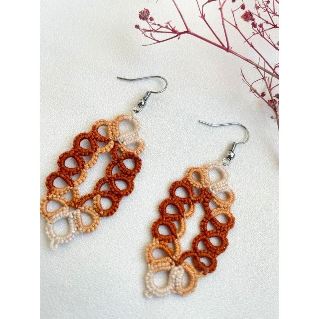 Knots To NodesCinnamon Spice Earrings