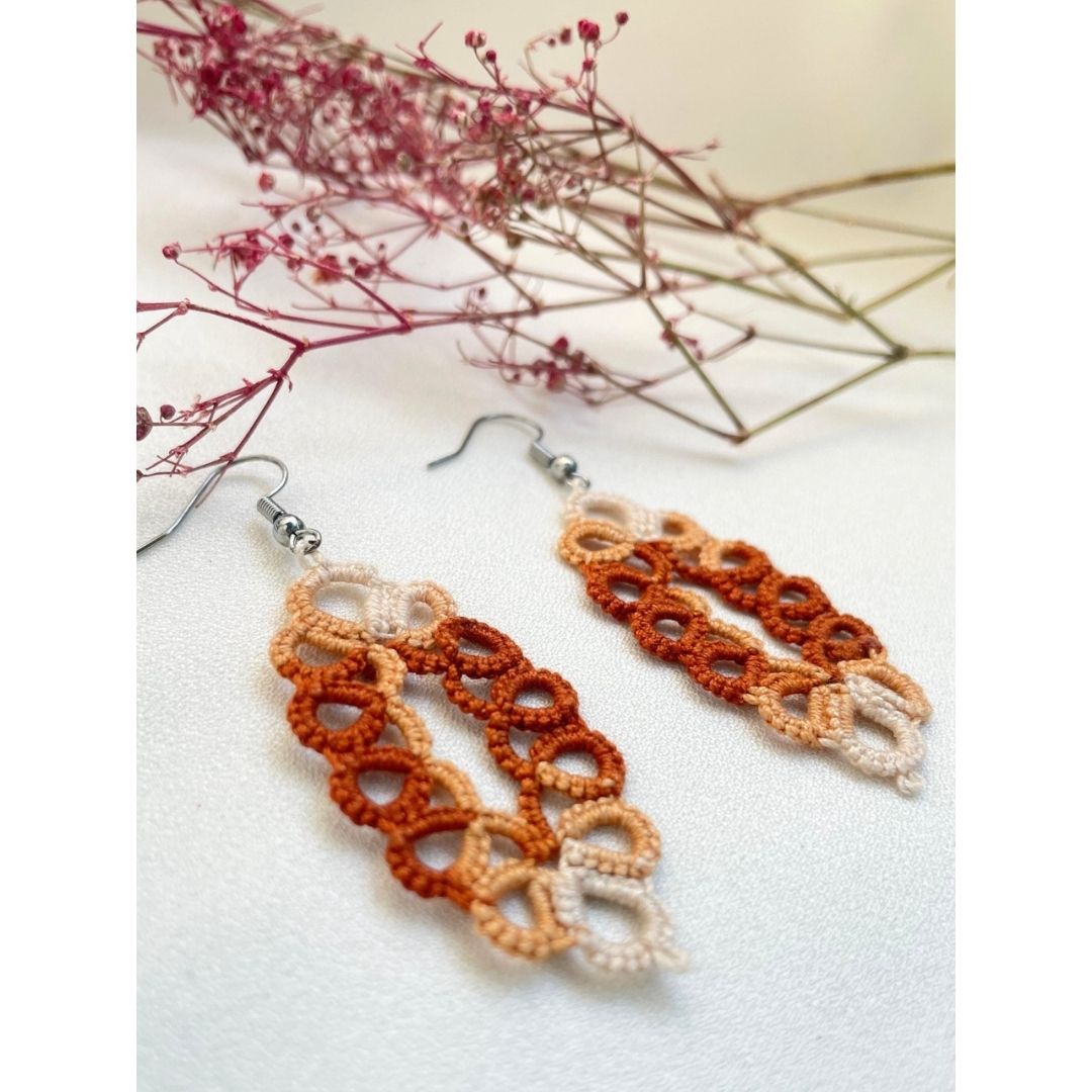 Knots To NodesCinnamon Spice Earrings