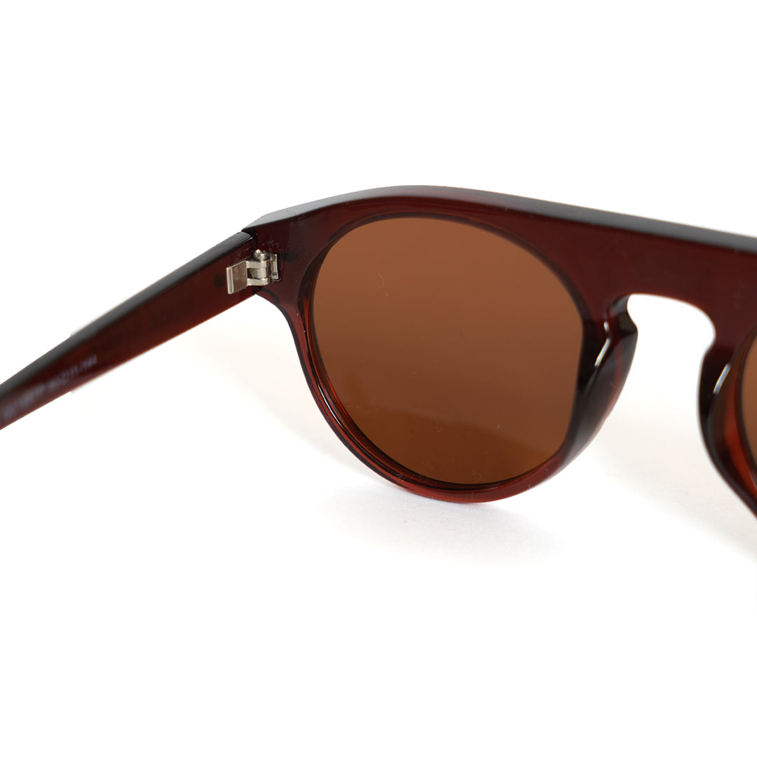 Monkstory Bold Aviator Unisex Sunglasses - Brown