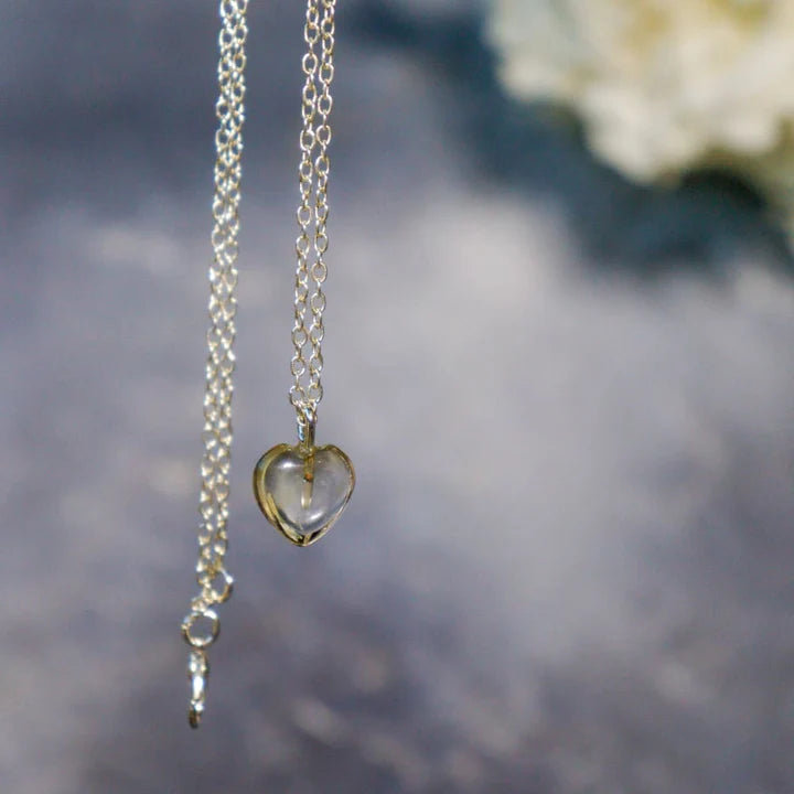 Citrin Stone Pendant with Chain