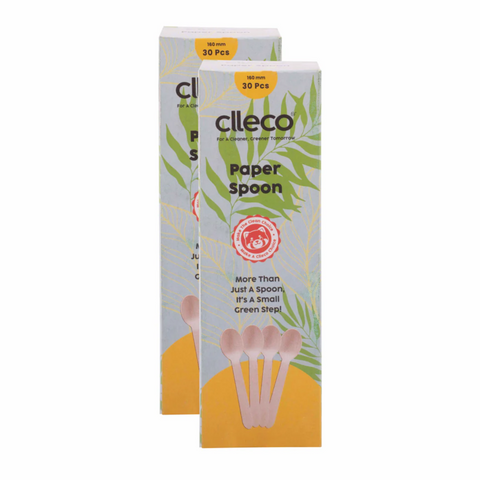 CLLECO Paper Spoon - 16 cms - 30 pcs