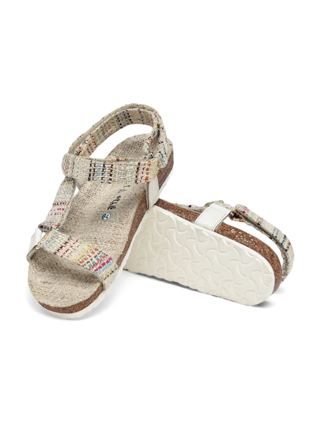 Nest Multicolor Velcro Strap Sandals