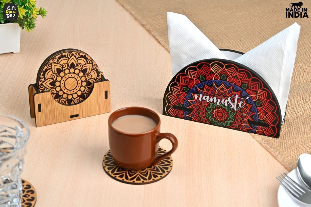 Gift Kya De Napkin Holder for Dining Table | Tissue Paper Stand | Kitchen Accessories