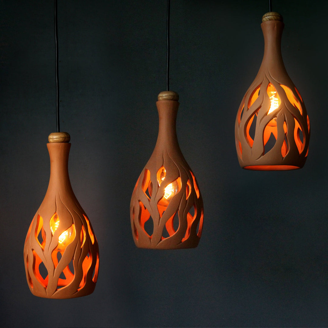 COCO XL3 Ceiling Light, LEAFY Design - Suspire