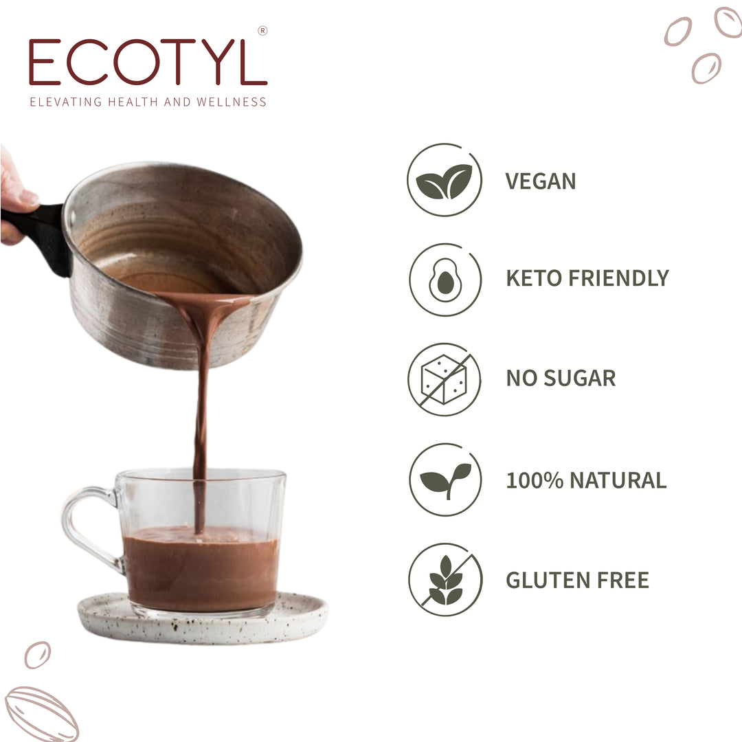 Ecotyl Cocoa Powder | Unsweetened | Perfect for Baking | 150g