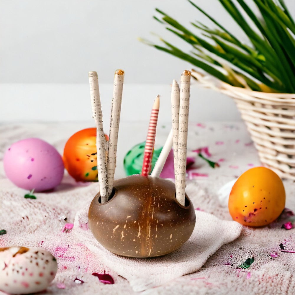 Coconut Shell Pen stand
