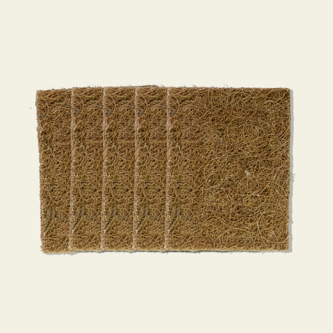 Soil Origin Coconut Coil Scrubber Pad (Dishwash) - Set of 5