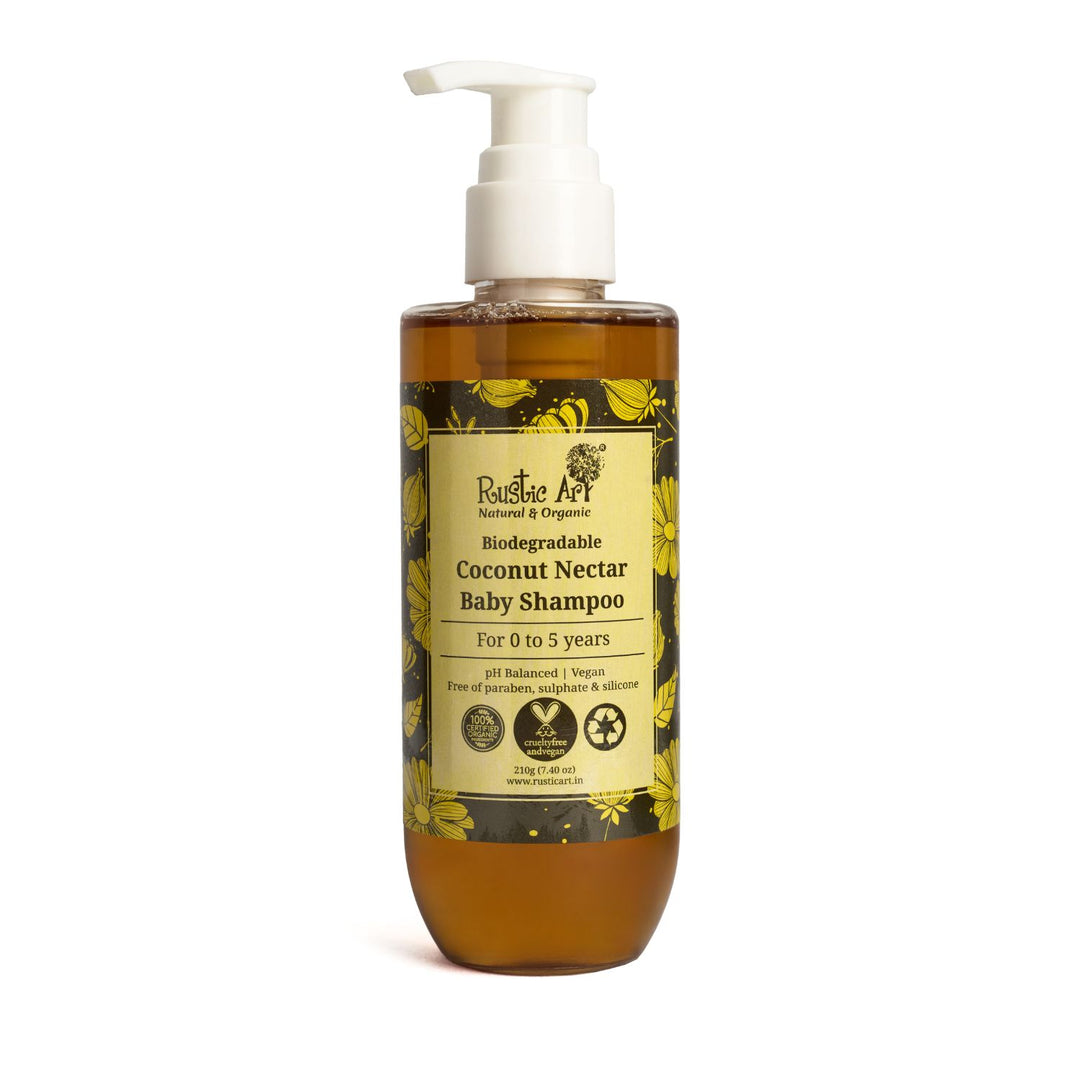 Rustic Art Coconut Nectar Baby Shampoo 210g