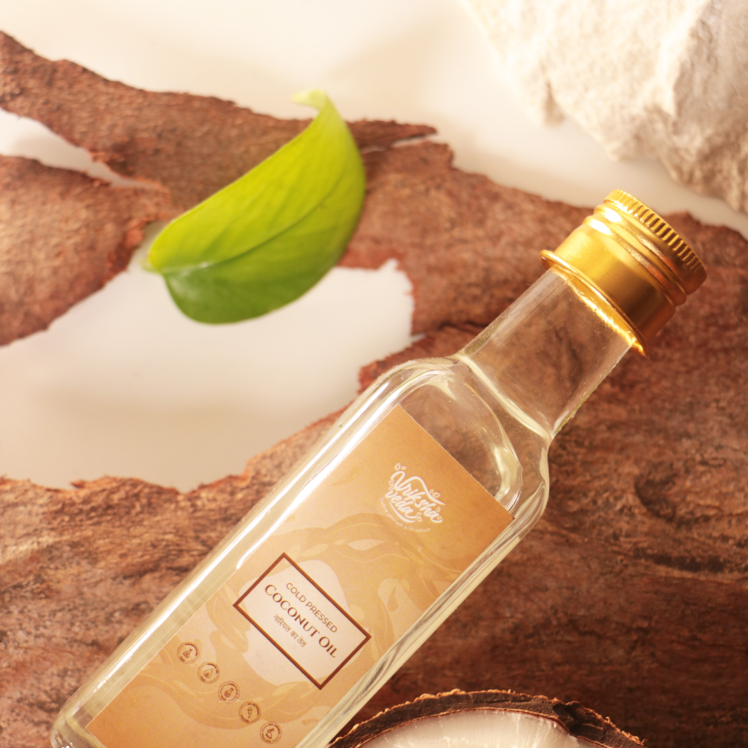 Coconut Oil for Skin & Hair I Cold Pressed, Raw & Unrefined Cococut Oil from Tamil Nadu I 100 ml (Pack of 2)