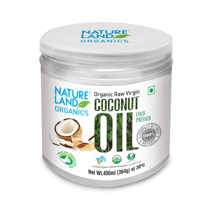 Natureland Organics Organic Coconut Oil 400 ml