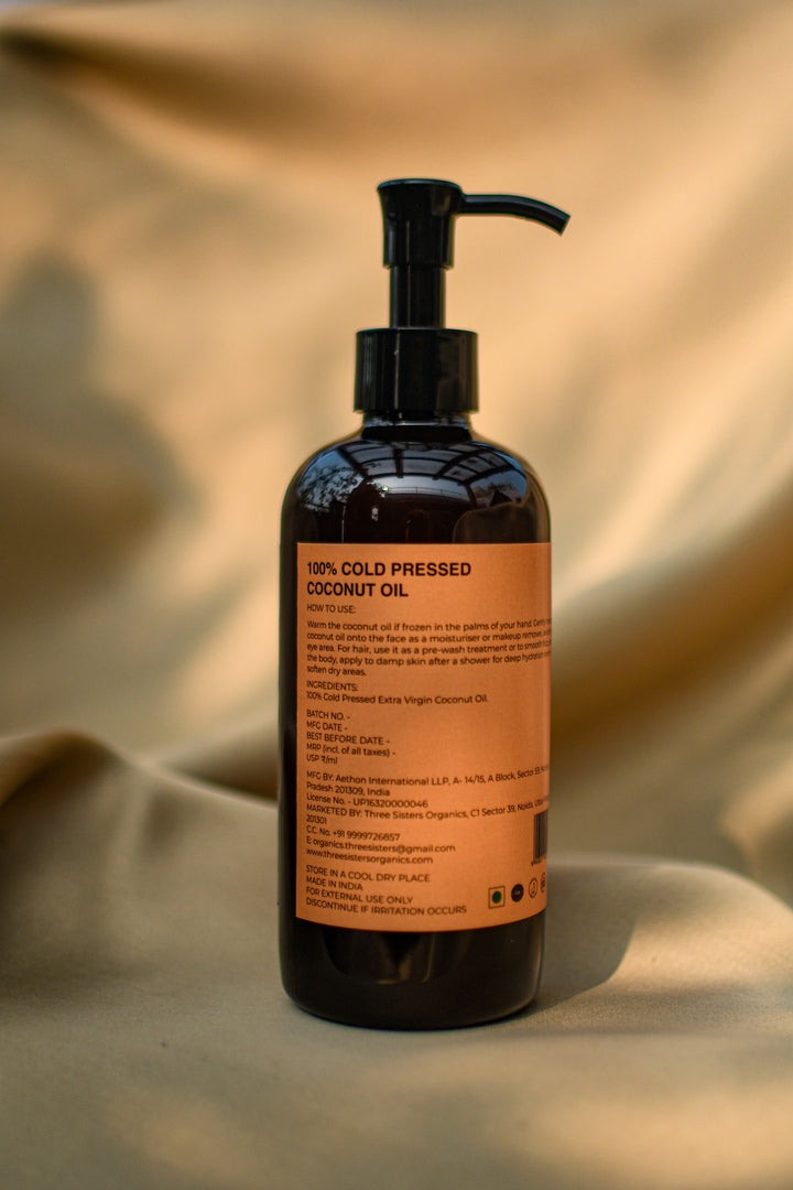 100% Cold Pressed Coconut Oil - 300 ml