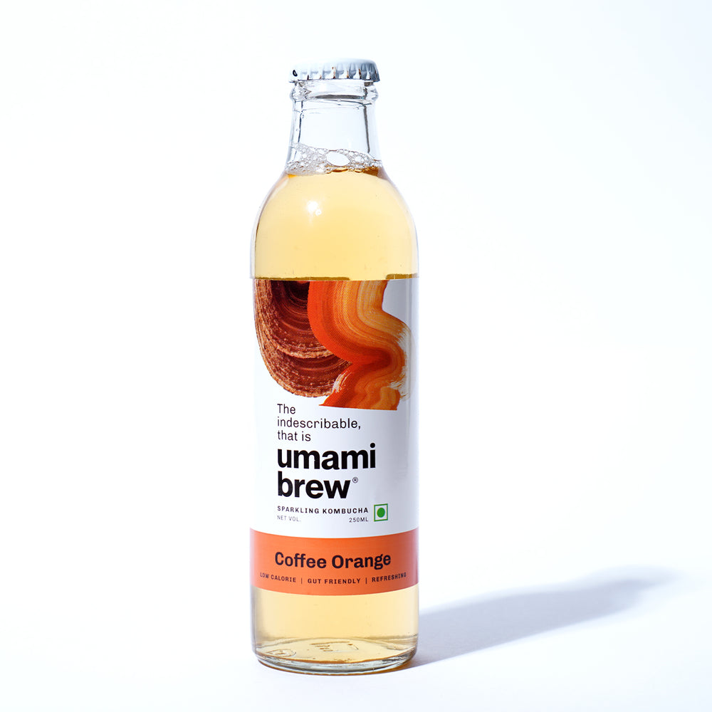 Umami Brew Coffee Orange Kombucha (Pack of 6)