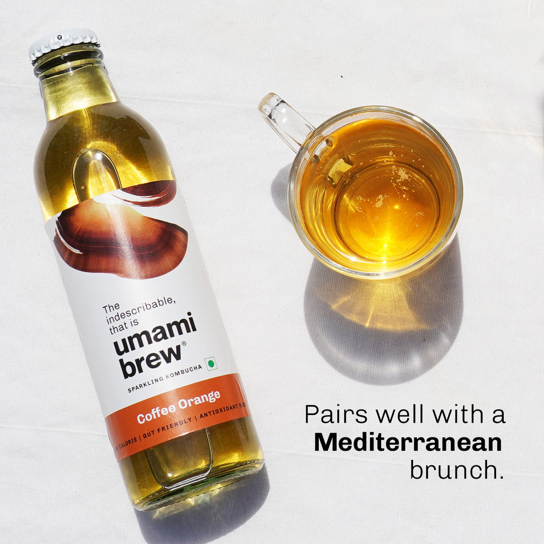 Umami Brew Coffee Orange Kombucha (Pack of 6)