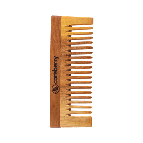 Careberry 's Neem Nirvana Shampoo Comb | Reduce Breakage and Hairfall | Neem Comb For Detangling and Hair Growth