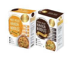 INDULGENCE Multimillet Noodles + Foxtail Millet Noodles 400 Gms - (pack of 2)