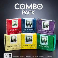Bhoomi Herbal India COMBOS OF 6 DIFFERENT FLAVOUR PREMIUM HANDMADE SOAPS