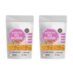 INDULGENCE Gluten Free Rice Macaroni 400 gms ( pack of 2)