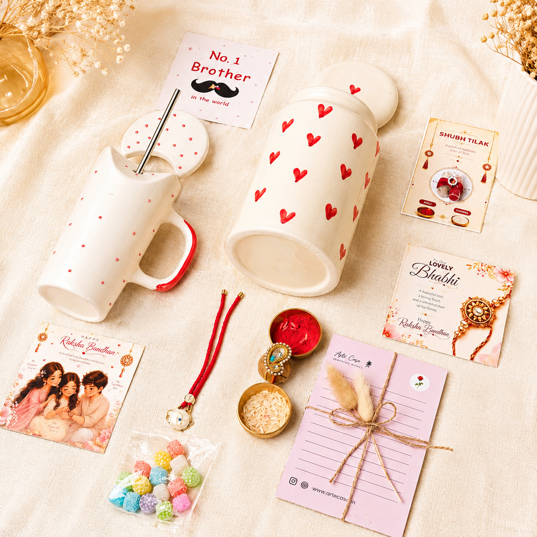 Artecasa Heartfelt Sibling Love Rakhi Hamper