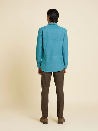 Serene Bondi Blue Handloom Shirt