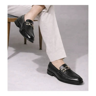 Aristocrat  Black  Horsebit Loafers
