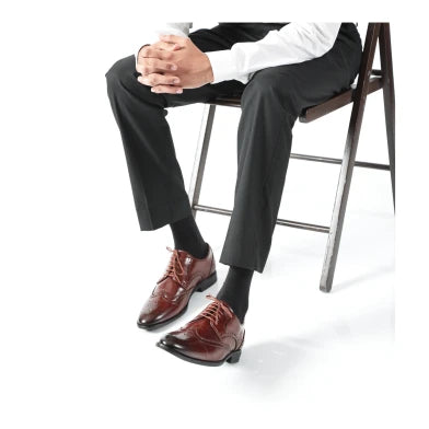 Winger Tan  Wingtip Brogue Derby Shoes