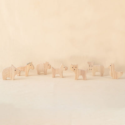 Little Lifters Tiny Tails – Wooden Animal Friends Set