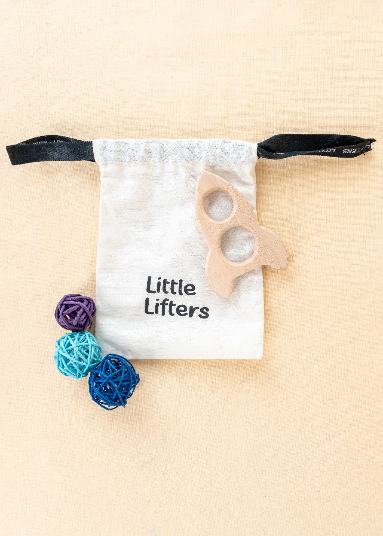 Little Lifters Rocket Wooden Teether