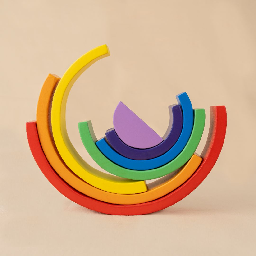 Little Lifters Rainbow Wooden Stacker 
