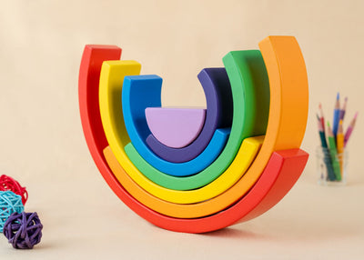 Little Lifters Rainbow Wooden Stacker 