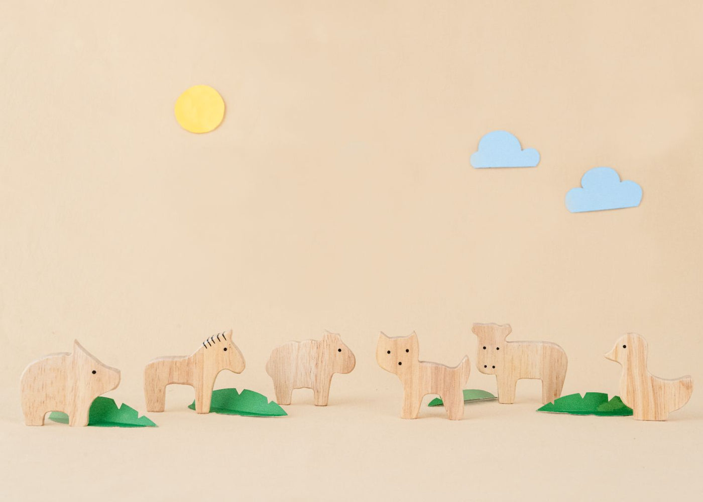 Little Lifters Tiny Tails – Wooden Animal Friends Set