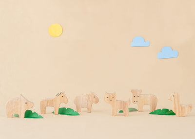 Little Lifters Tiny Tails – Wooden Animal Friends Set