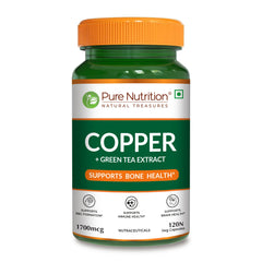 Pure Nutrition Copper Gluconate – 120 Veg Capsules