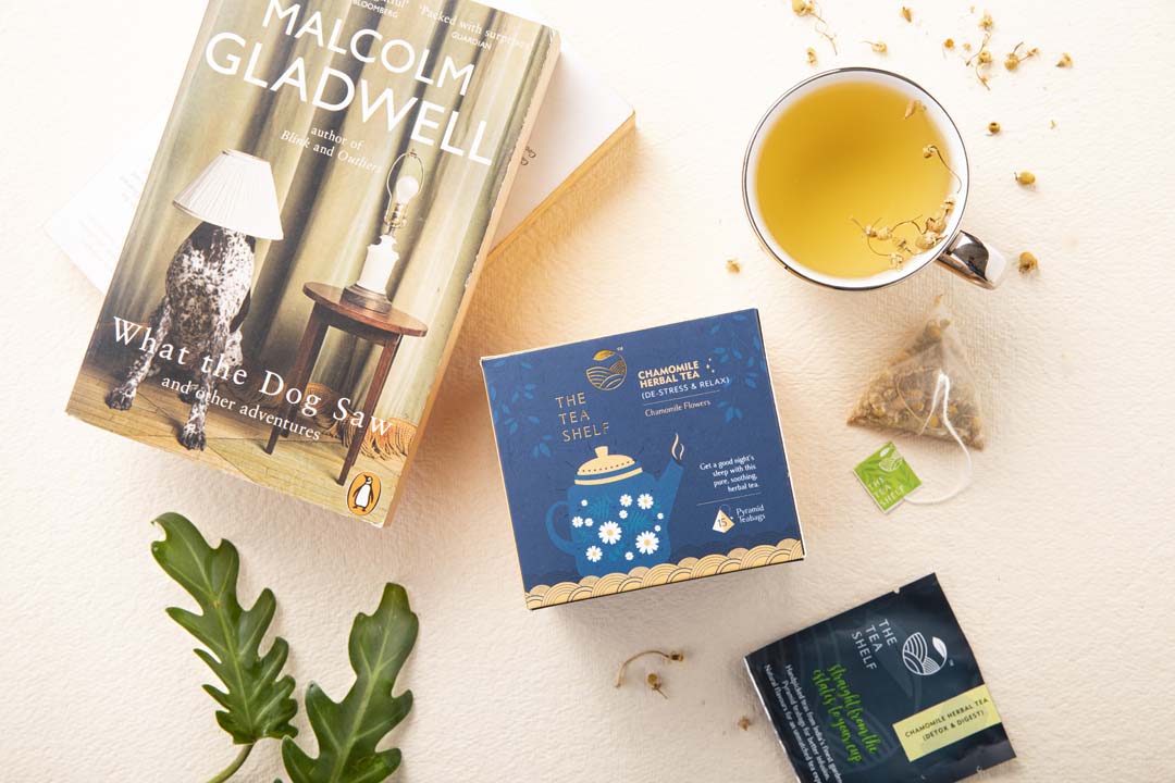 The Tea Shelf Chamomile Herbal Tea - 15 Pyramid Teabag