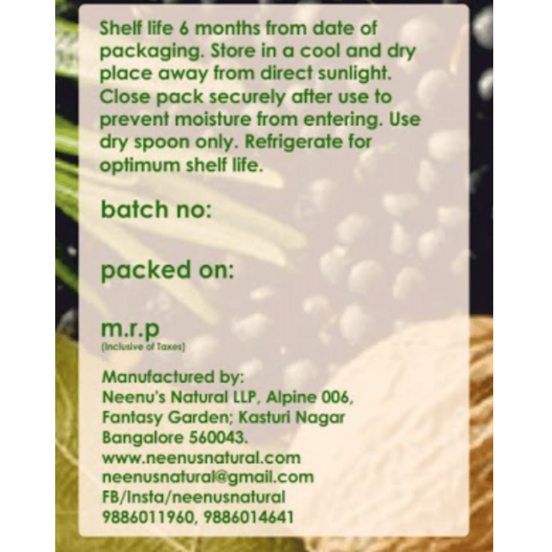 Neenus Natural Garam Masala - 100 gm