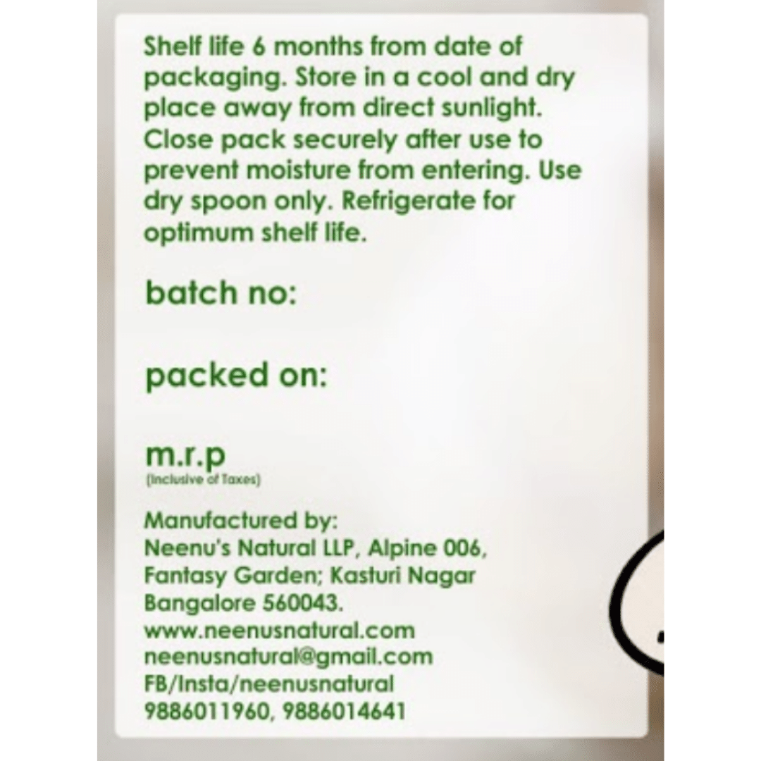 Neenus Natural Garlic Pickle - 200 ml