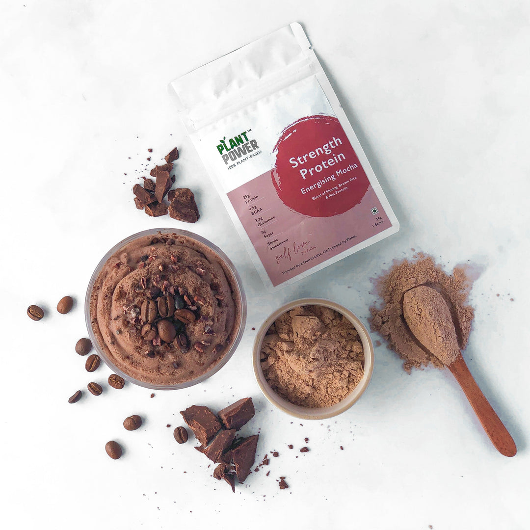 Plant Power Strength Protein Mocha Shake