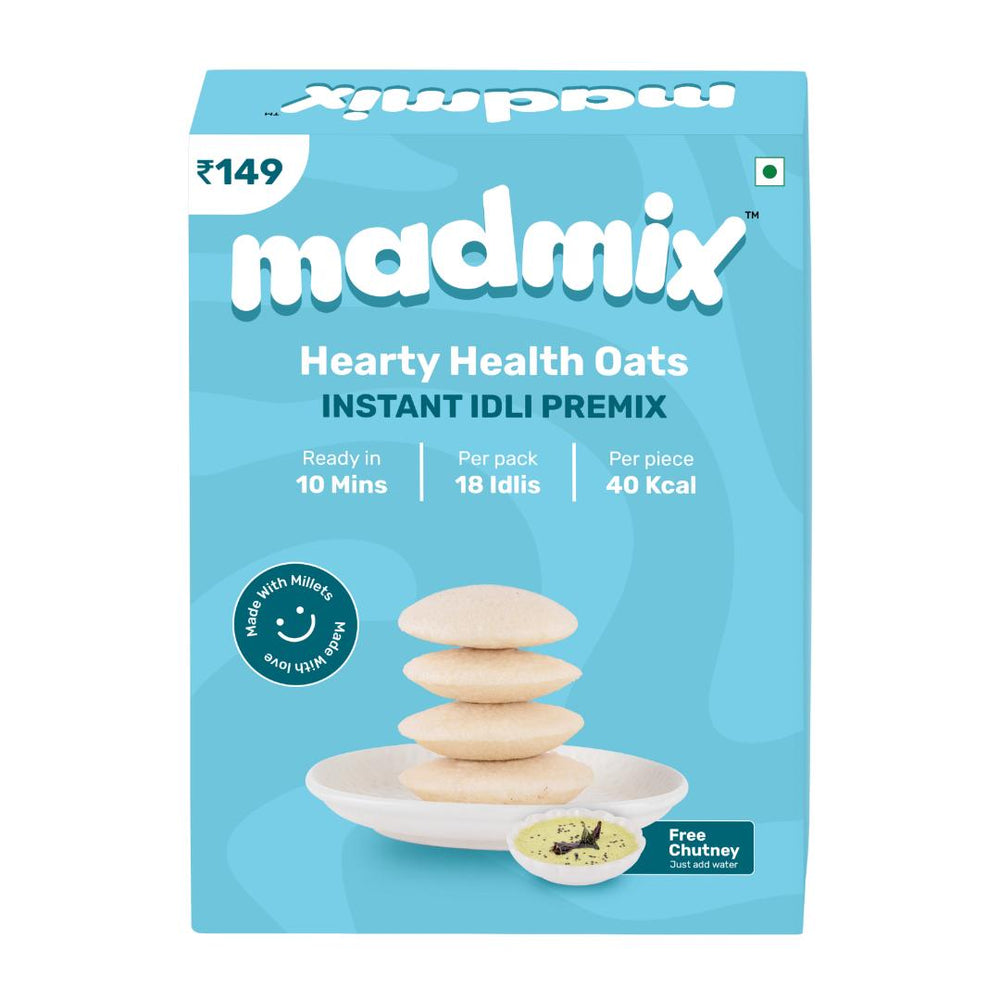 Madmix Oats Idli Premix | Instant Breakfast Mix | 270 g