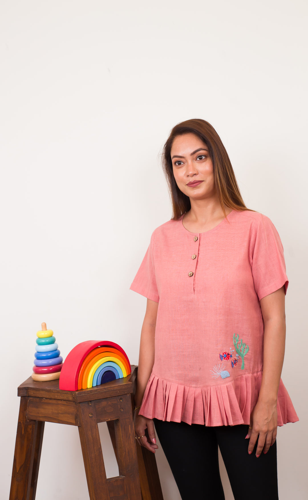 Mamacherub Cosy Coral Top