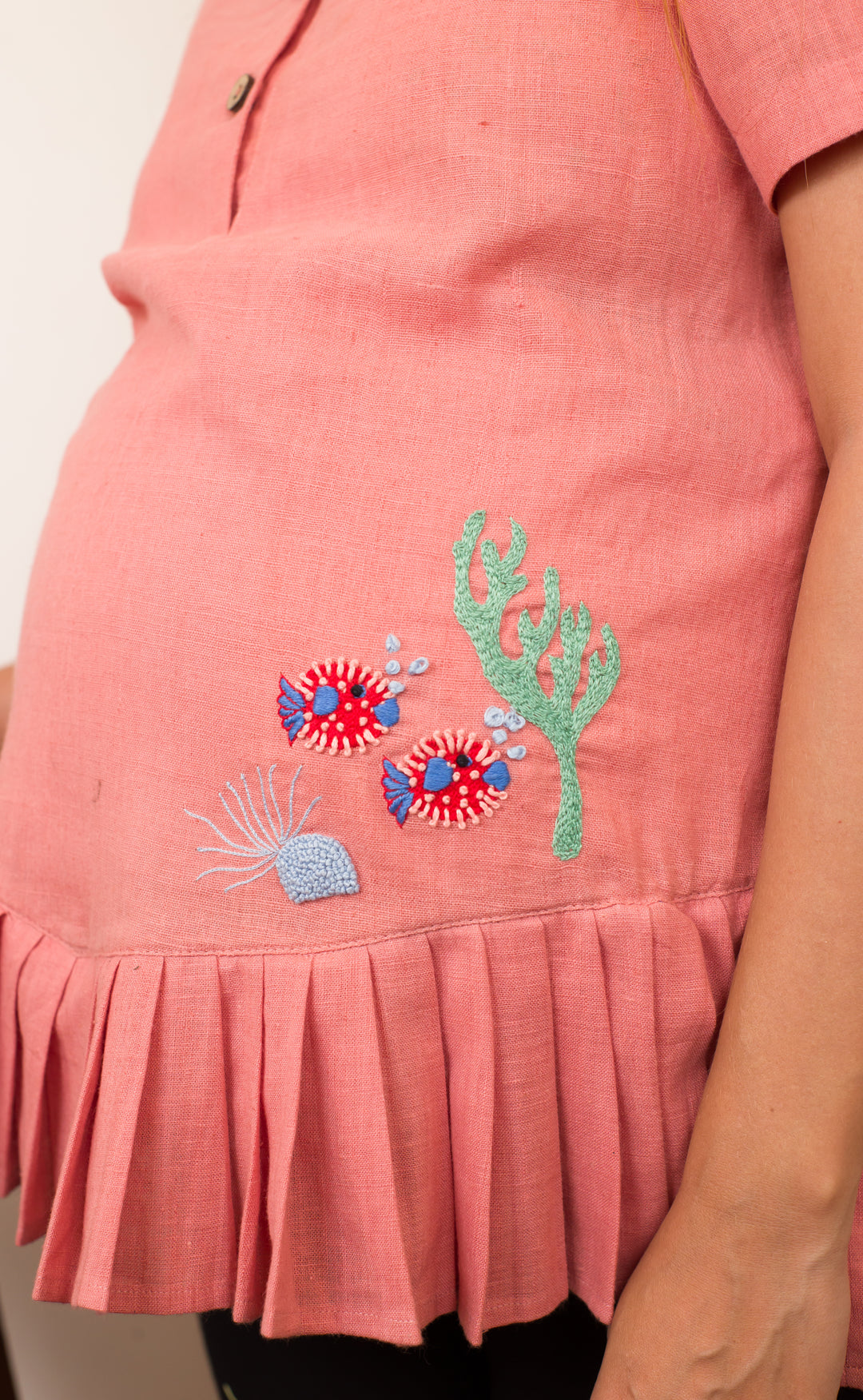 Mamacherub Cosy Coral Top