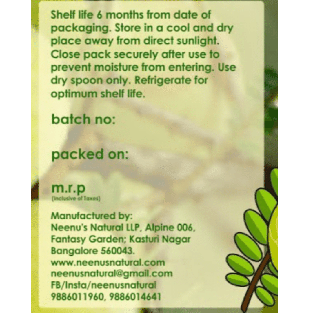 Neenus Natural Spicy Amla Pickle - 200 ml