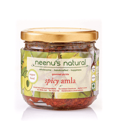 Neenus Natural Spicy Amla Pickle - 200 ml