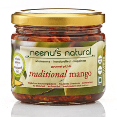 Neenus Natural Traditional Mango Pickle - 200 ml