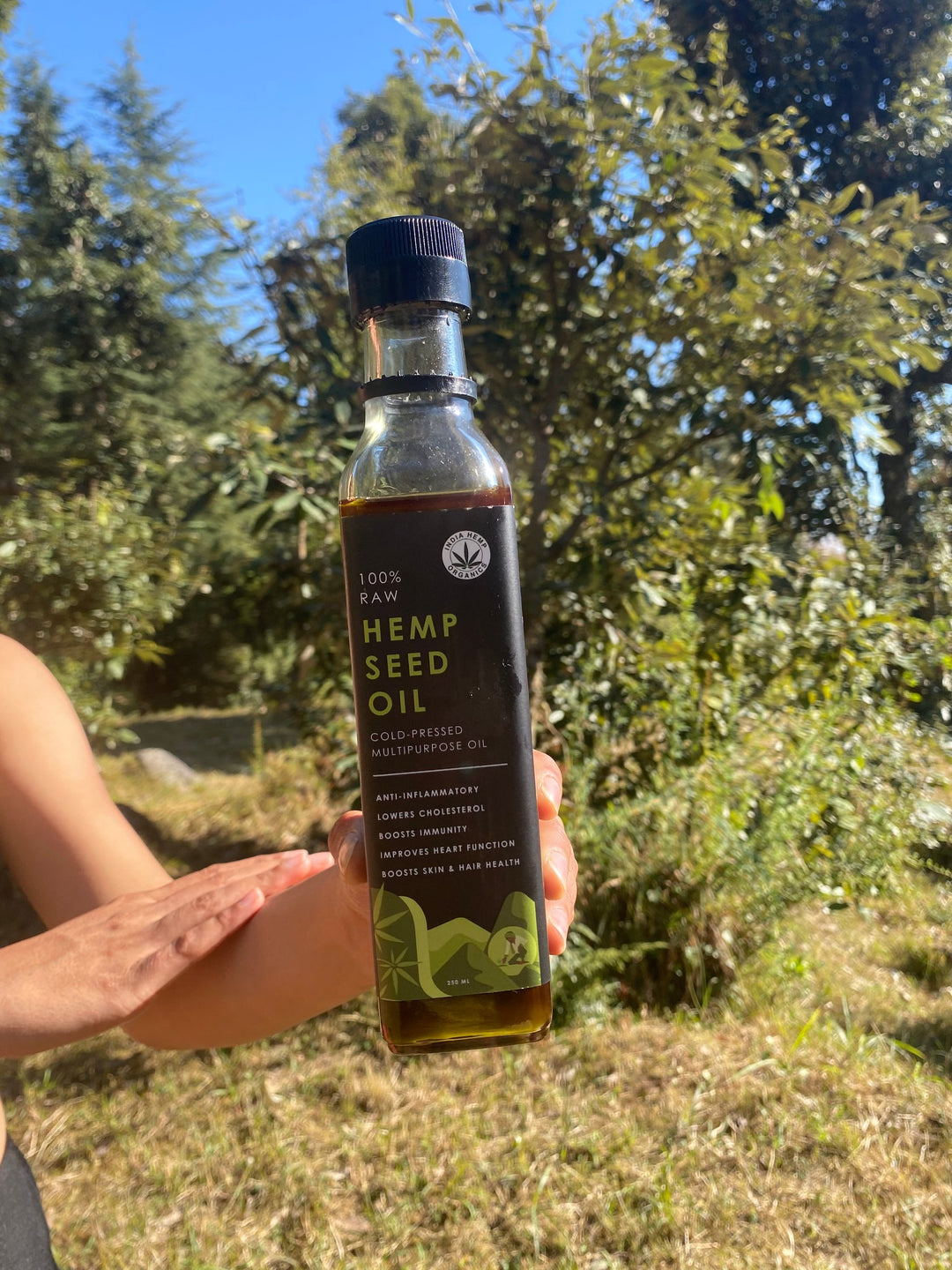 India hemp Organics Hemp Seed Oil 250ml