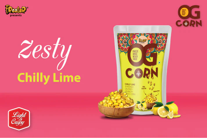 Freeter Pack of 6 - OG Corn Peri-Peri / Chilly Lime / Minty Masala - 240 grams