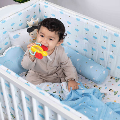 Tiny snooze cot bedding set – the little prince
