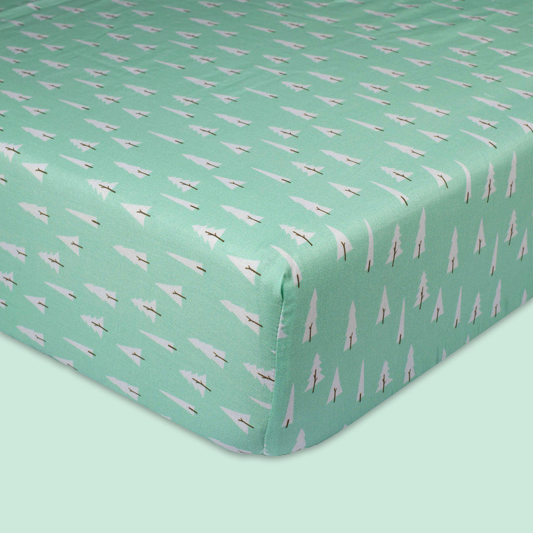 Tiny Snooze Organic Fitted Cot Sheet