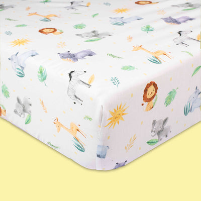 Tiny snooze cot bedding set – into the wild