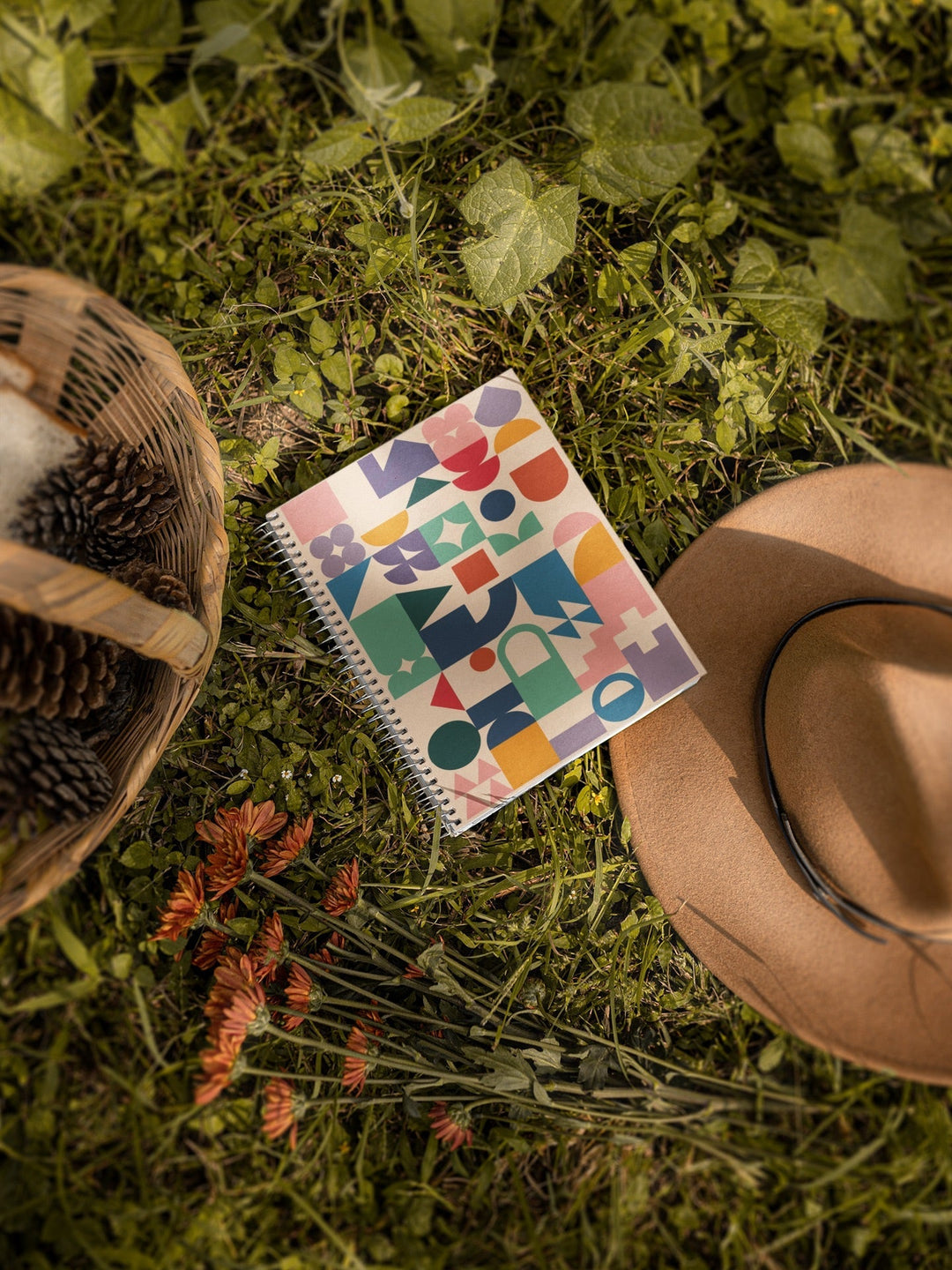 Shapes Peekaboo Notebook - A5 Size Wiro Spiral Binding